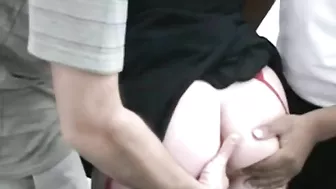 Interracial Gangbang Wife Cuckold Threesome with BBC and Big Black Dick