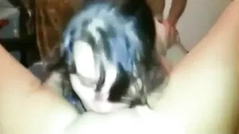 Homemade Threesome Party with Cum Swap and Fellatio