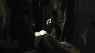 Shy & Lewd Wife BBC Gangbang & Cum Swallowing Threesome