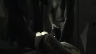 Shy & Lewd Wife BBC Gangbang & Cum Swallowing Threesome