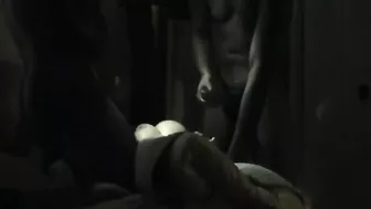 Shy & Lewd Wife BBC Gangbang & Cum Swallowing Threesome