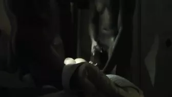 Shy & Lewd Wife BBC Gangbang & Cum Swallowing Threesome