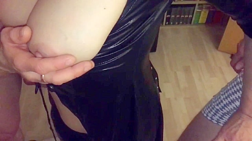 Blonde Hotwife Wild Group Sex with Cuckold Hubby and Two Swingers