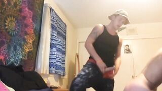 Amateur Brunette Gangbang Threesome - Homemade Group Sex with Gorgeous Slutty Girl