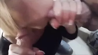 Blonde MILF Hotwife Threesome with Hubby & Friend