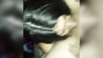 Amateur Threesome with Bisexual Girlfriends and Lesbian Oral Sex