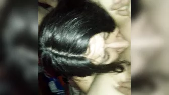 Amateur Threesome with Bisexual Girlfriends and Lesbian Oral Sex