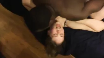 Interracial Threesome with Big Black Cock and Beautiful GF