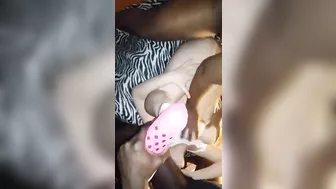 Interracial Gangbang with Busty Chubby Amateur and Big Black Cock