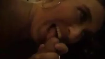 Amateur Threesome with Hot Wife & Cuckold Hubby