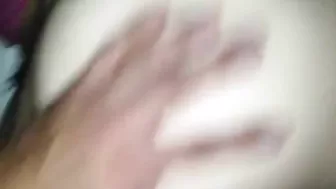 Amateur Lesbians' Anal Creampie Threesome