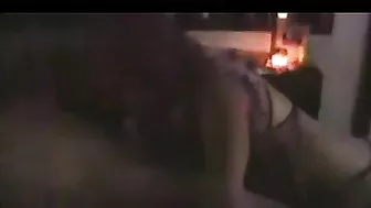 Amateur Brunette MILF Threesome with Big Tits and Cuckold Hubby