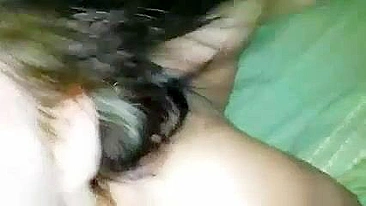 College Nympho Homemade Threesome with Spitroast & Facials