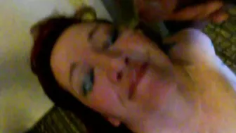 Curvy and Slutty Wife Threesome Cumshots - Amateur Swinger Group Facials