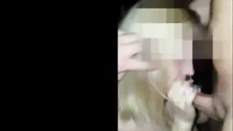 Blonde MILF Cuckolds Hubby with Gangbang & Facials in Homemade Swinger Group Sex