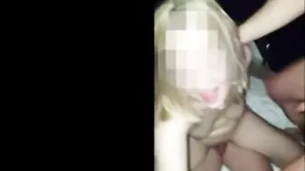 Blonde MILF Cuckolds Hubby with Gangbang & Facials in Homemade Swinger Group Sex