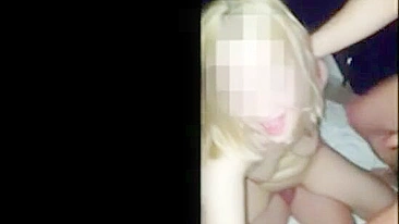Blonde MILF Cuckolds Hubby with Gangbang & Facials in Homemade Swinger Group Sex