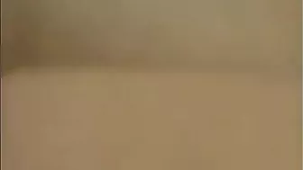 Skinny Blonde Babe Gets Cummed on by Two Guys in Amateur Threesome