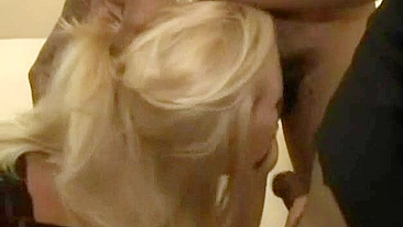 Interracial Wife Gets Gangbanged by Blacks in Homemade Porn