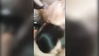 Amateur Brunette Threesome Gangbang Homemade Swinger Video