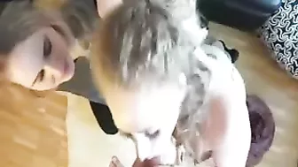 Amateur Threesome with Big Cocks & Deep Throats