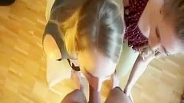 Amateur Threesome with Big Cocks & Deep Throats