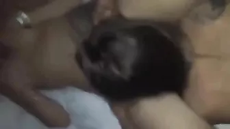 Bisexual Girlfriends' Homemade Threesome with Oral Sex & Swinging