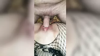 Brunette MILF in Amateur Threesome with Two Cocks & Three Cumshots