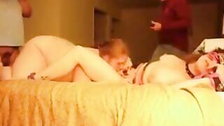 Shy & Unsatisfied Wife Lesbian Swinger Group Sex Amateur Eats Pussy Bisexual Milf