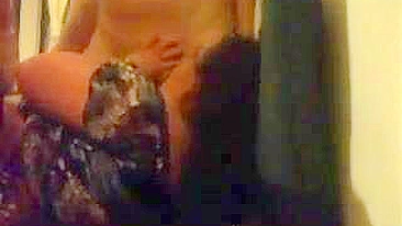 Chubby BBW Wife Swings with Two Men in Homemade Threesome