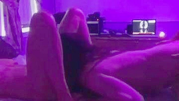 Amateur Lesbian Threesome with Oral Sex and Moaning