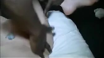 Interracial Threesome with Big Black Cocks and Amateur Wife