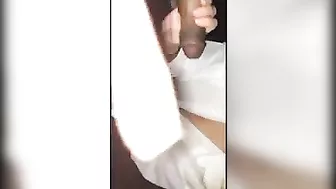 Interracial Wife Sucks Hubby Cock before BBC Threesome