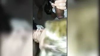 Interracial Wife Sucks Hubby Cock before BBC Threesome