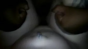 Interracial Threesome with Big Black Cocks and Moaning Orgasms