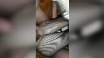 Homemade Milf Threesome Double Cocked with Gangbang and Facials