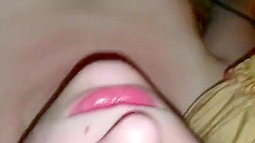 Homemade Milf Threesome Double Cocked with Gangbang and Facials