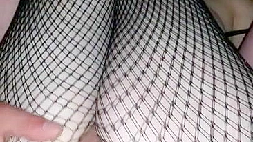 Homemade Milf Threesome Double Cocked with Gangbang and Facials