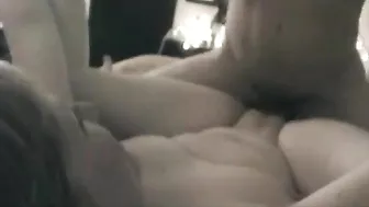 Chubby Wife Hot Threesome with MMF Gangbang