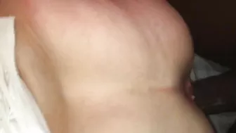 Amateur Threesome with BBC and Cuckold Hubby