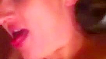 Amateur Wife Threesome Cum in Mouth Facial Swinger Homemade Hotwife