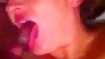 Amateur Wife Threesome Cum in Mouth Facial Swinger Homemade Hotwife