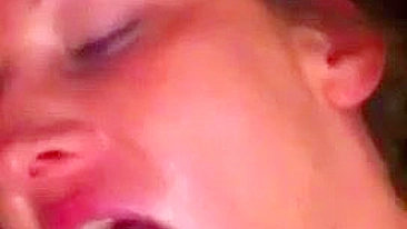 Amateur Wife Threesome Cum in Mouth Facial Swinger Homemade Hotwife