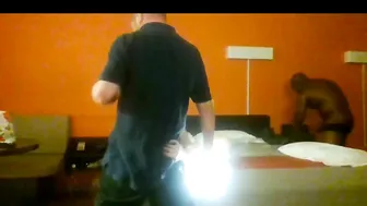 Chubby Wife Interracial Threesome with BBC & Hubby in Hotel Room