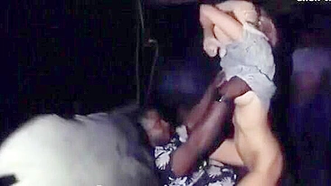 Interracial Gangbang Wife Amateur Orgy with Big Black Cocks