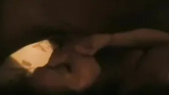 Amateur Brunette MILF Gangbang Threesome in Stockings and Pantyhose