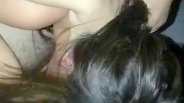 Wife First Threesome - Amateur Brunette Swinger Group Fuck