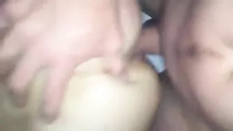 Bisexual Girlfriend Homemade Threesome with Her Friend