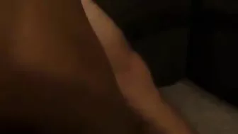 Tall Skinny Slut Amateur Threesome with Double Cumshots