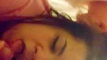 Chubby MILF Homemade Threesome with Two Guys